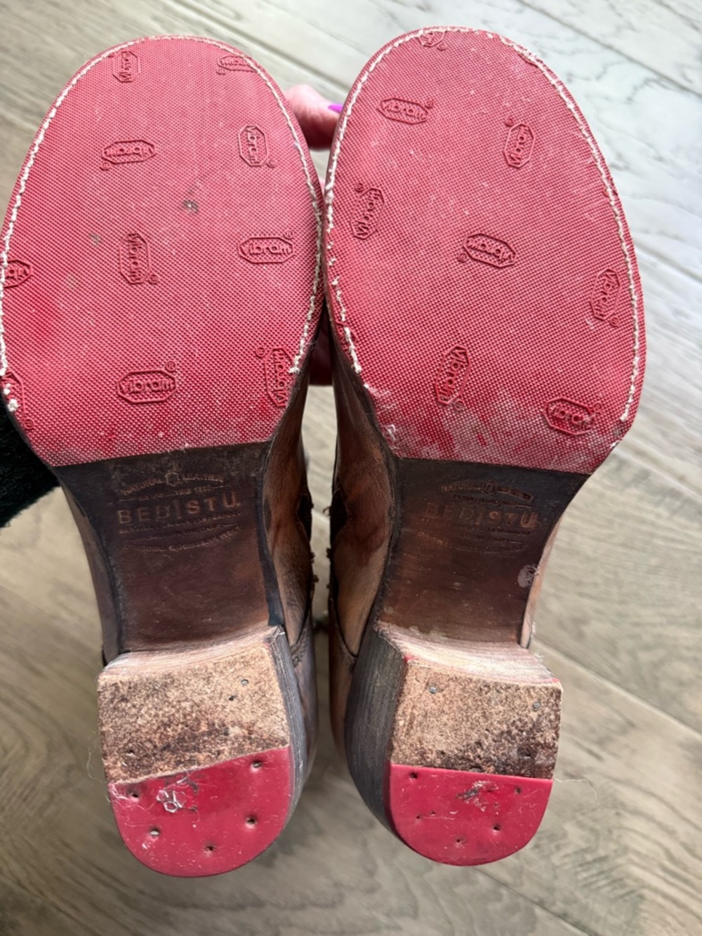 Bed Stu Women's Judgement Boots - Distressed Teak - size 10 - Picture 9 of 9